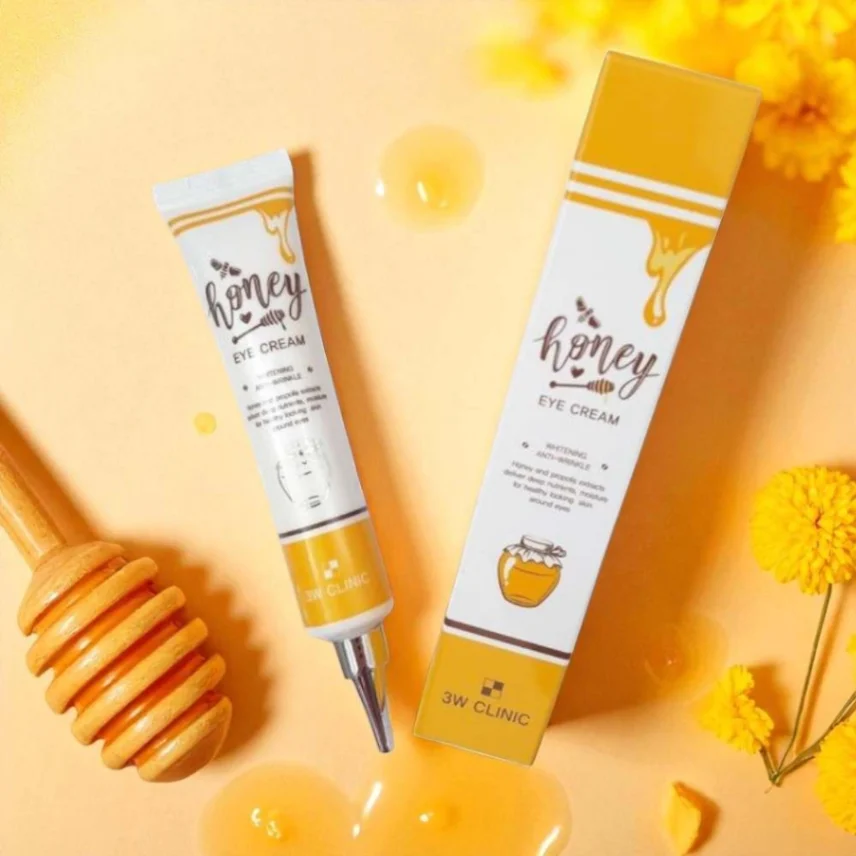 3W Clinic Honey Eye Cream for Dark Circles Puffiness And Fine Lines 40 Ml 4