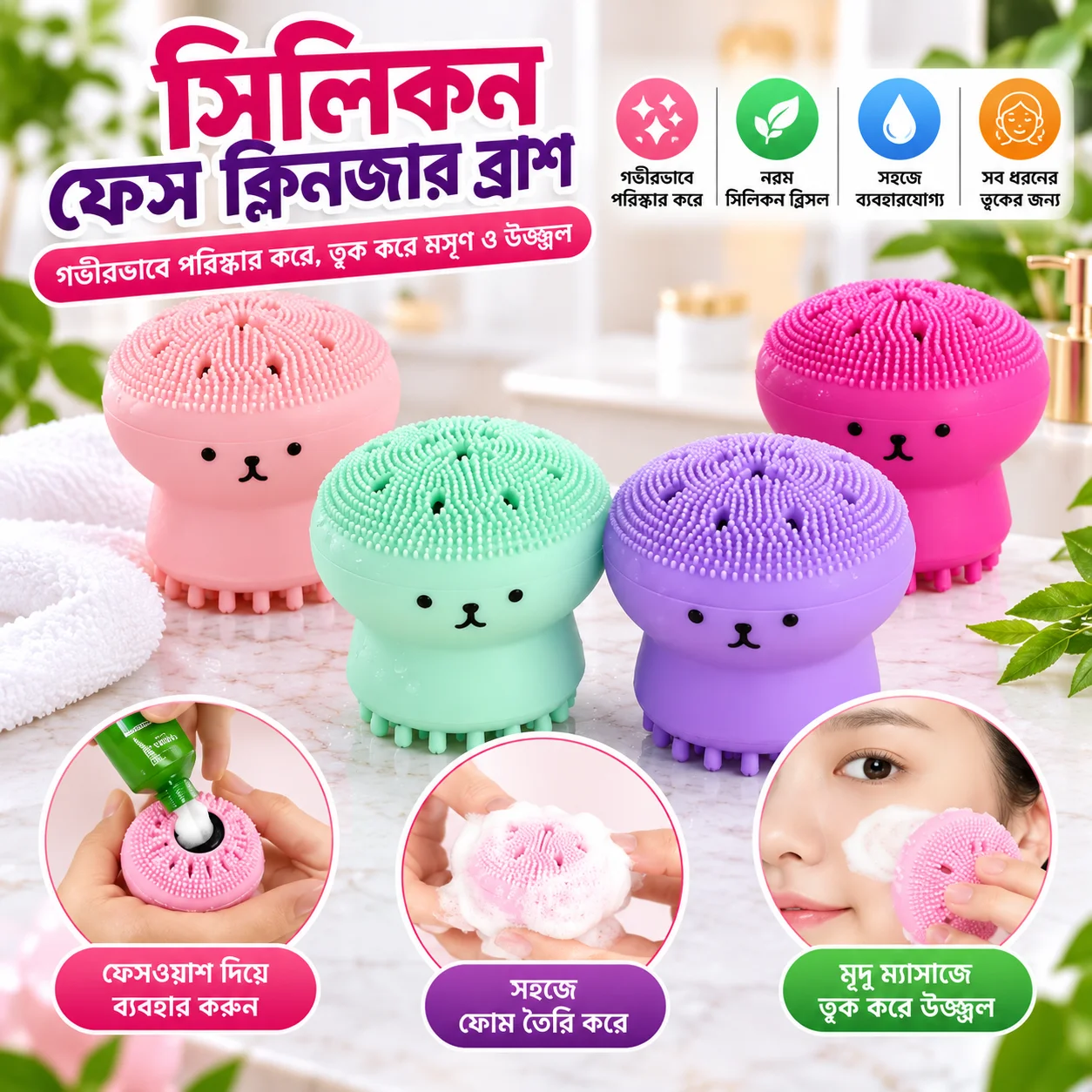 Octopus face cleanser 1