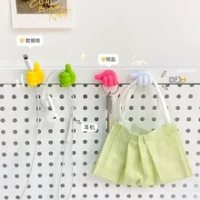 5 Pcs Adhesive Thumb Cable Clip Key Hook Wall Hangers Earphone Cable Organizer Holder Desktop Cord Wire Clips Keeper Multi-Function 4