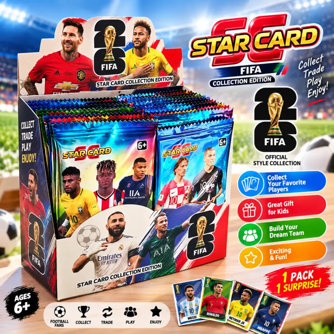 Football SC Star Card B00STER Pack FIFA Card thumbnail 3