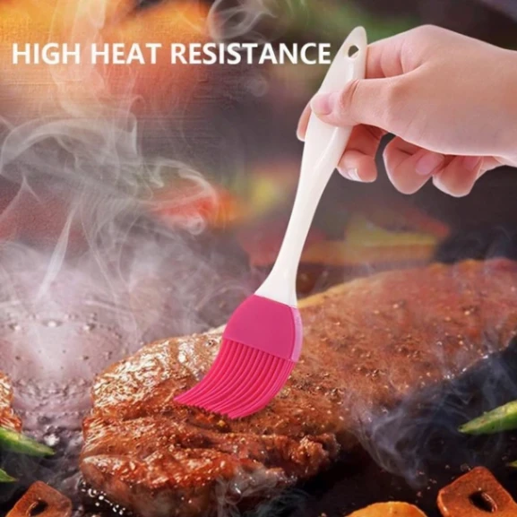 Silicone Basting Spatula and Brush Kitchen Oil Cooking Baking thumbnail 2