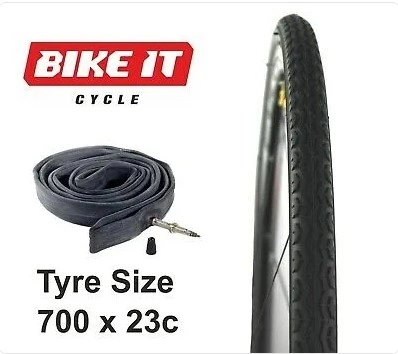 700 x 23c RACING BIKE TYRE CYCLE TYRE TYRES TUBES PAIRS BUNDLED DEALS 1 pc Tire 1pc Tube 2 pcs Bicycle Accessories thumbnail 2