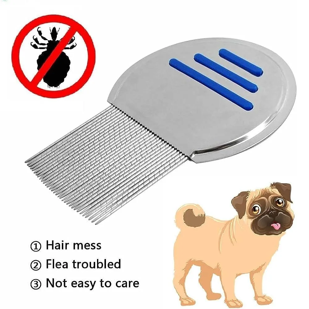 Lice & Nit Removal Comb – Fine Tooth Stainless Steel Head Lice Comb for Kids & Adults thumbnail 2
