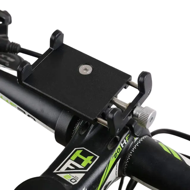 Motorcycle Raider Mobile Phone Holder Aluminum Alloy Bike Mobile Phone Holder Adjustable Bike Accessories thumbnail 2