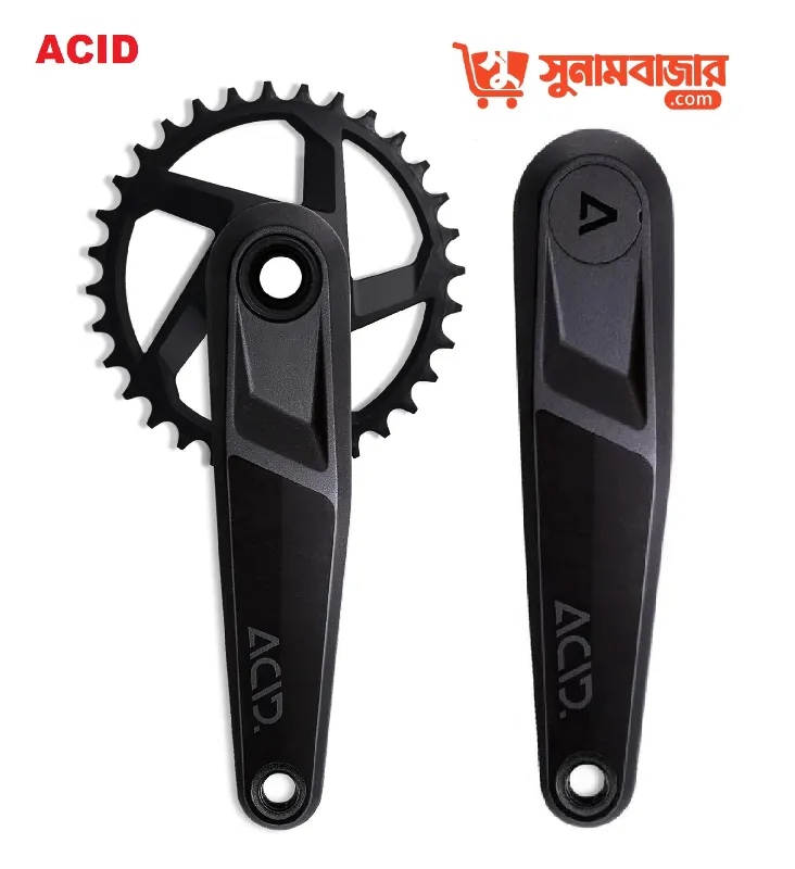 ACID CRANK SET MTB SQUARE TAPER 32T BLACK 165 MM thumbnail 2