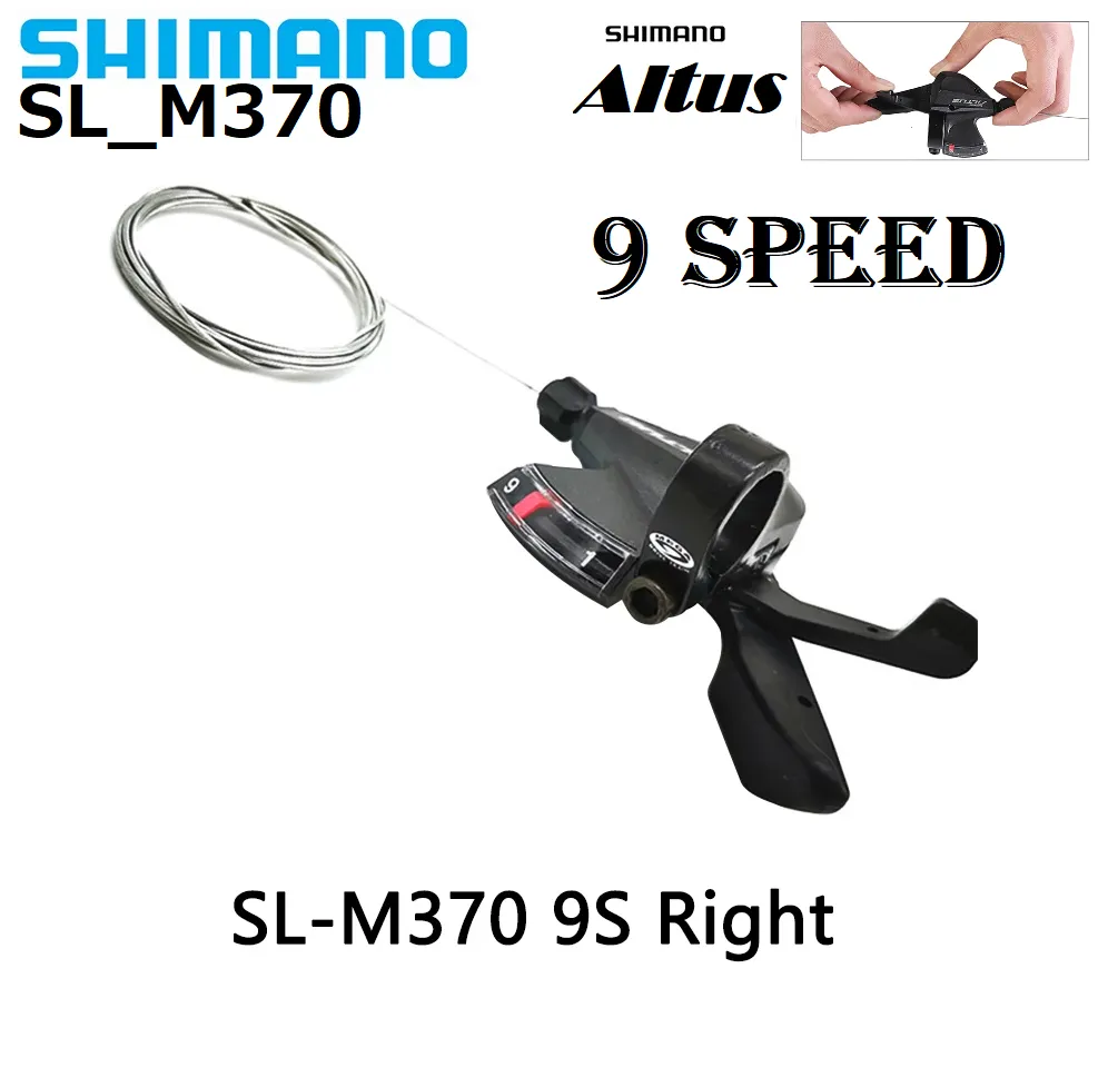 Bicycle shimano SLM 310 Gear Shifter Speed with Optical Gear Display 8 9 X 3 Speed thumbnail 3