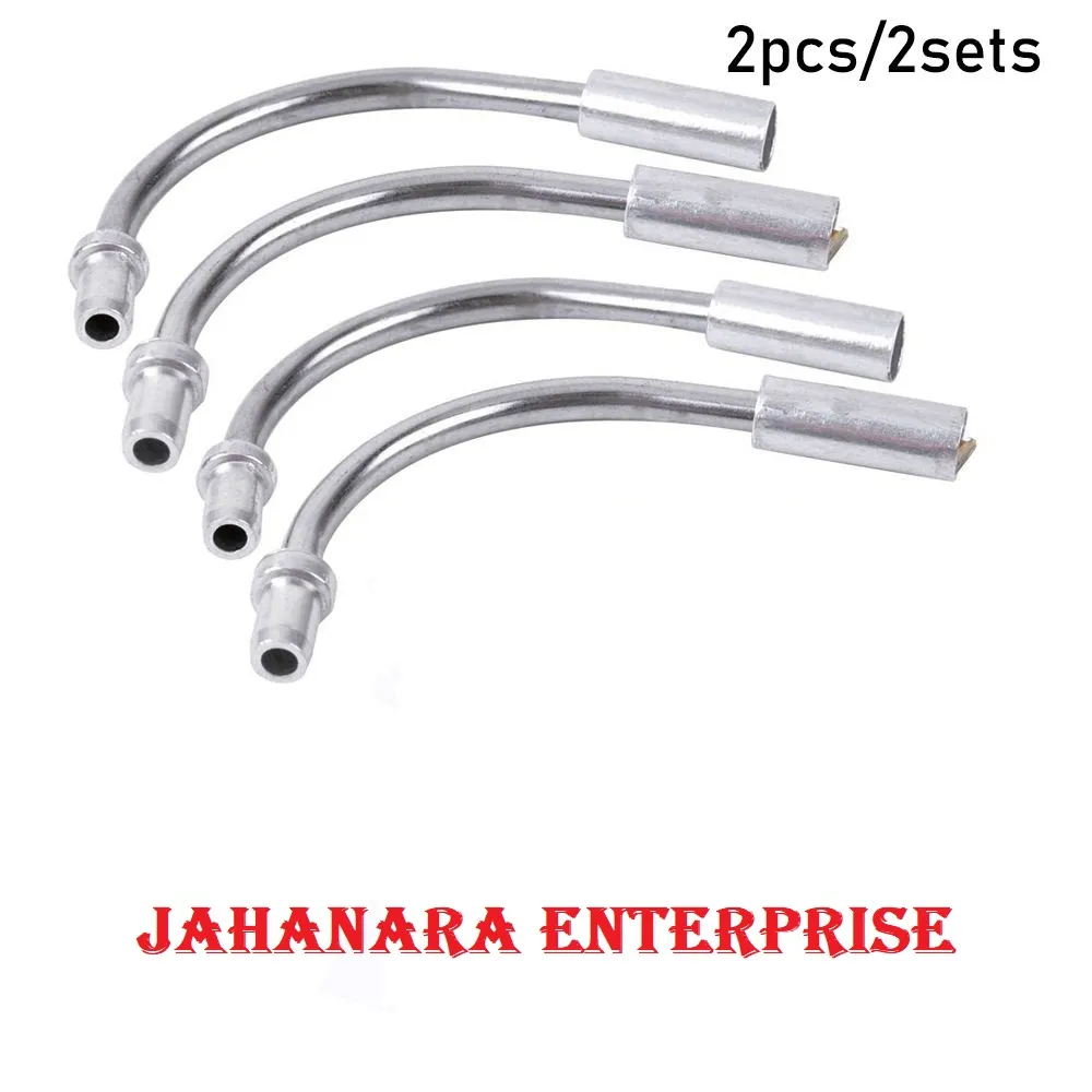 Bicycle Break Pipe Alloy 110 Degrees Bend Wire Guide Pipe Hose Js Cycling Supplies for Mountain Bike V Brake Noodles Cable Reduce Friction Brake Line 2 pcs thumbnail 2
