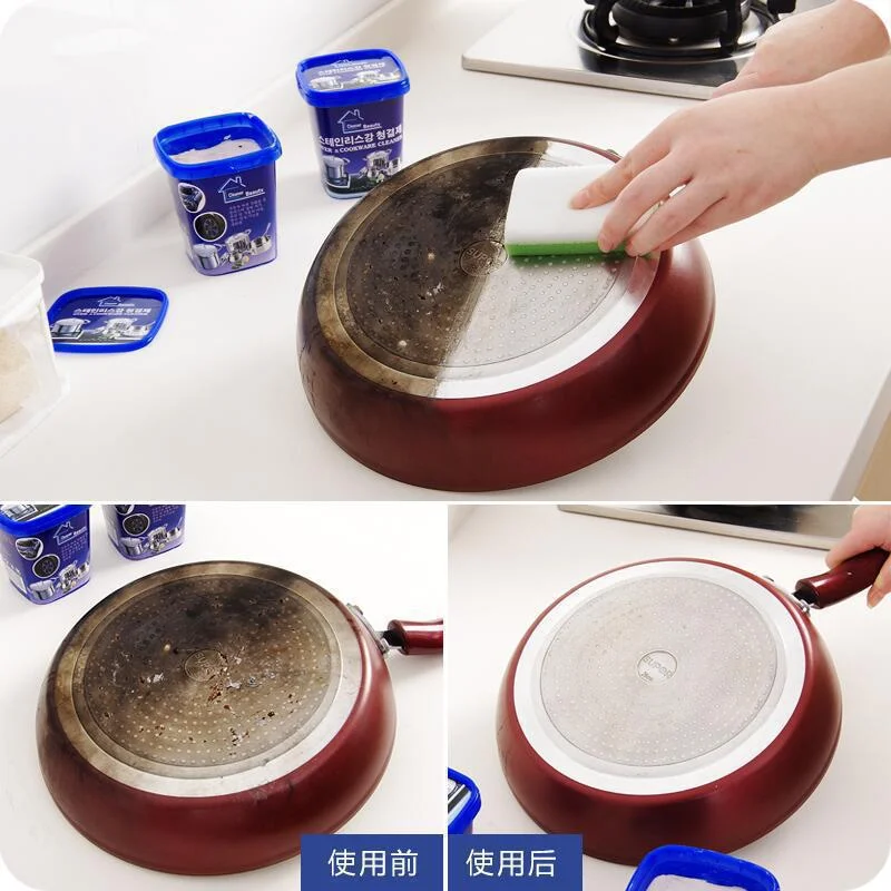 Stainless Steel Cookware Cleaning Paste | Kitchen Cleaner for Pots, Pans & Sinks thumbnail 2