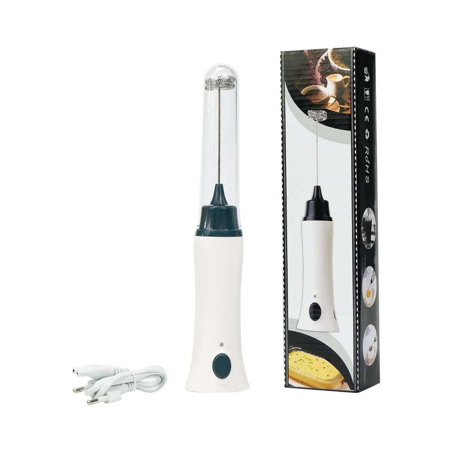 Hand Liquid Mixer foamer and Coffee Maker Juice Maker Rechargeable thumbnail 3