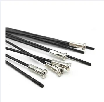 Bike Spokes 26" Any Bicycle Stainless Steel Bicycle Spokes With Nipples 36 pcs Black - সাইকেল thumbnail 5