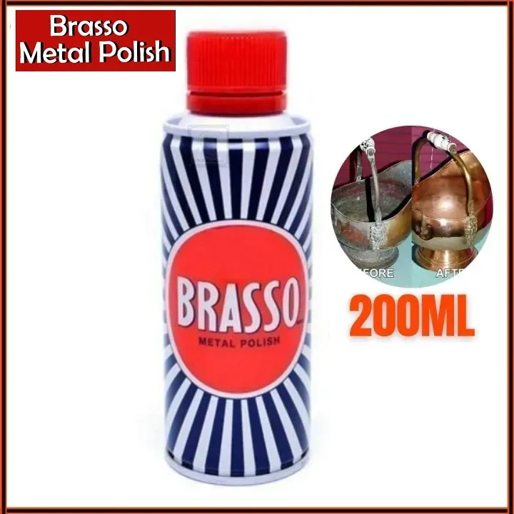 Brasso Metal Polish 200ml for Brass, Copper, Stainless, Chrome, Aluminum, Pewter & Bronz thumbnail 3