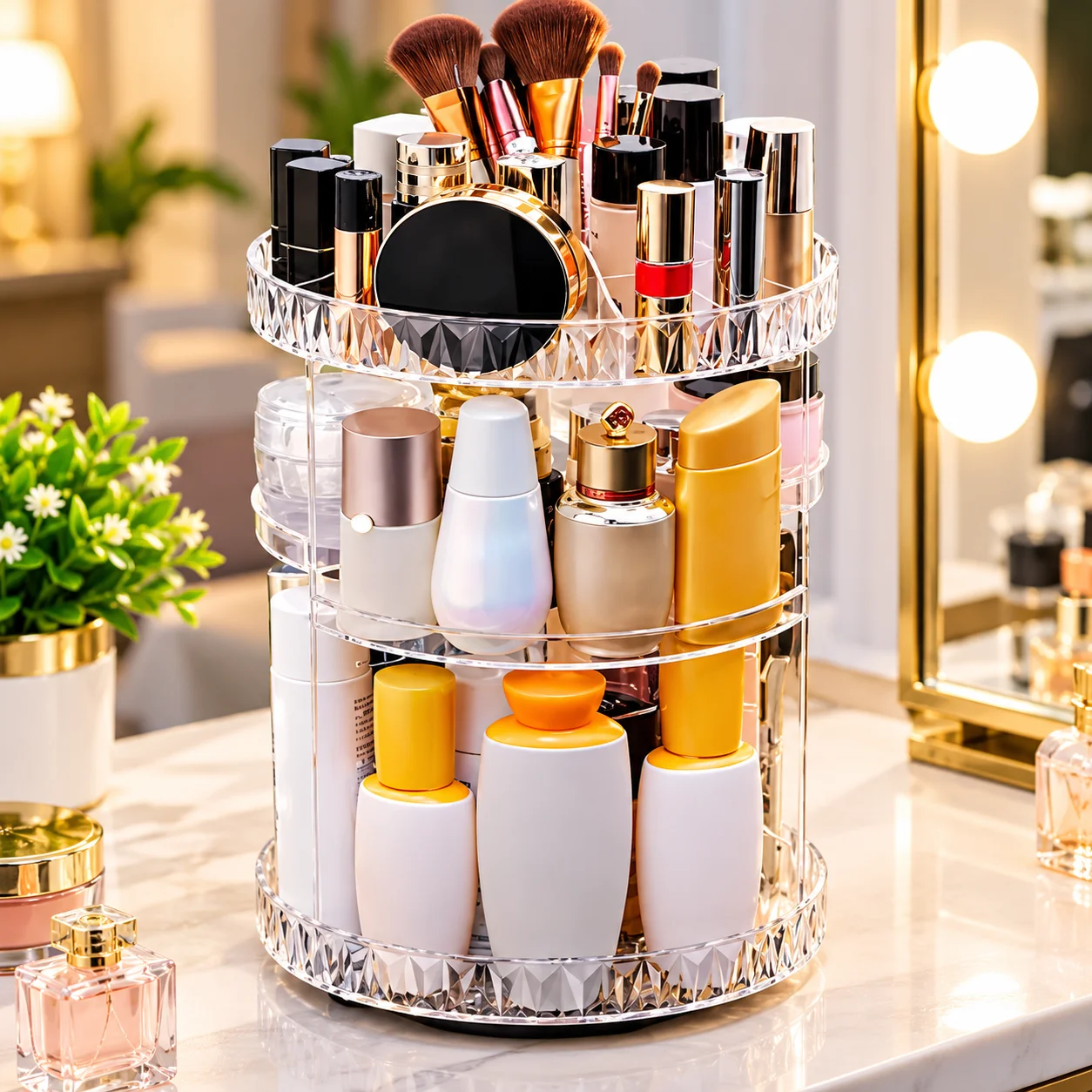 360 Degree Rotation Cosmetic Organizer thumbnail 2