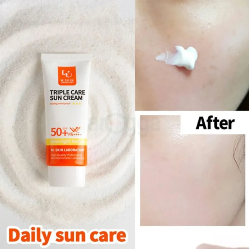 W.Skin Laboratory Triple Care Sun Cream SPF50+ PA++++ 3