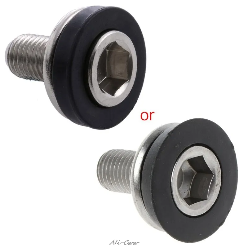 Bicycle Crank Bolts 8MM Allen Key Battom Bracket Bolts Crank Axle high quality Bicycle Accessories 2 pcs Combo 1
