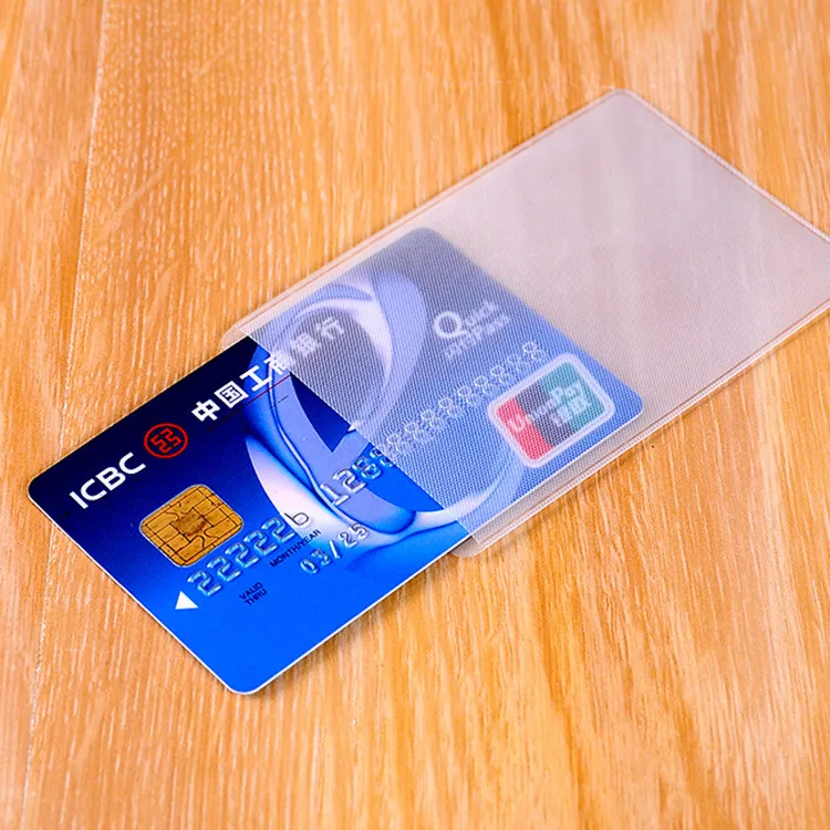5 pcs transparent pvc card holder thumbnail 5