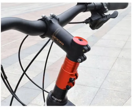 Bike Handlebar Fork Stem Riser Extender Extension Mountain Bike Aluminum Alloy Stem Front Head Up Raiser Adapter Bicycle Parts thumbnail 4