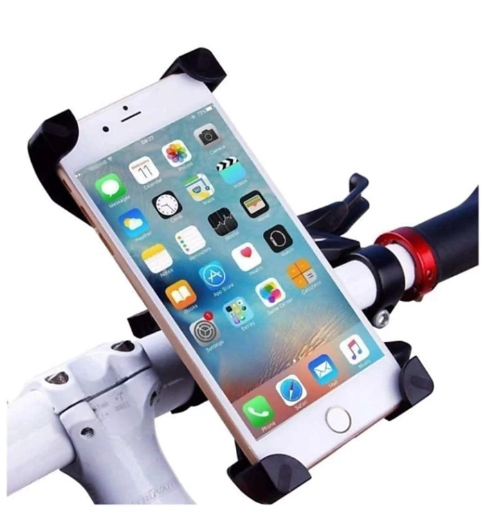Bike Mobile Holder for All Bike and Bicycle Multi Angle Adjustable and 360 Degree Rotation Handle Grip thumbnail 4