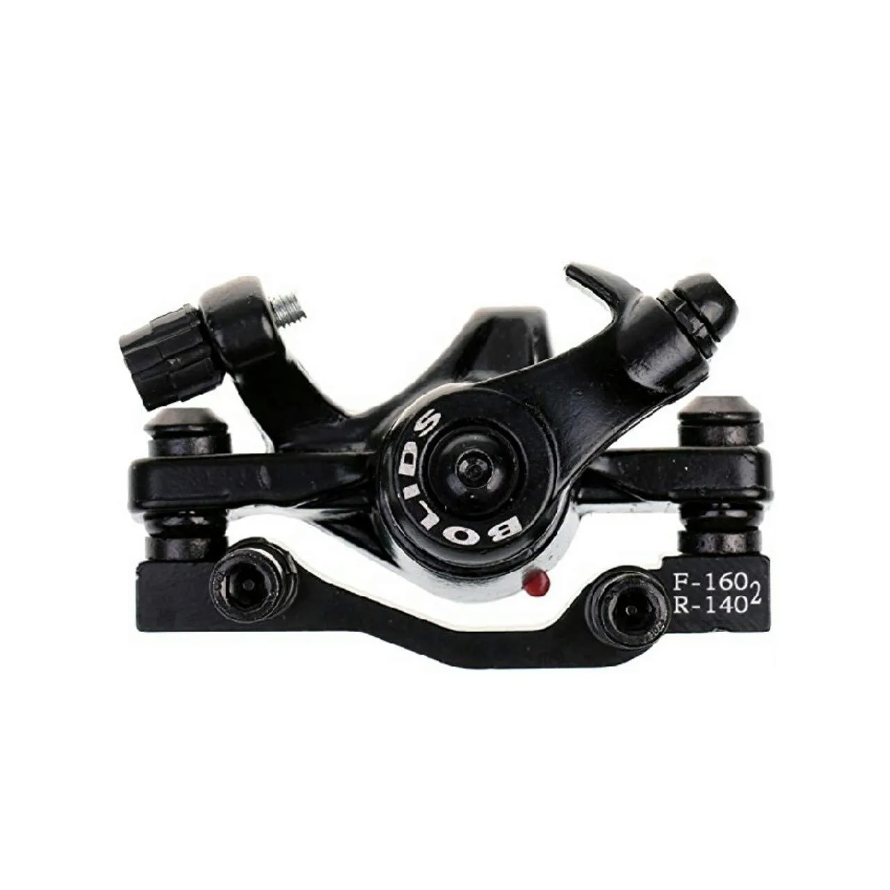 Mtb Aluminum Alloy Folding Bike Bicycle Mechanical Disc Brake Front Rear Calipers Black 1