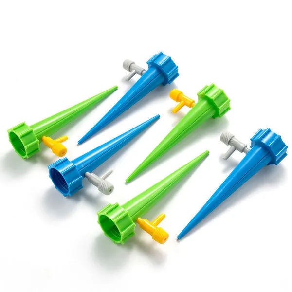 5 PCS Plant Auto Watering Spike with Control Valve Automatic Irrigation Water Spike Dripper 1