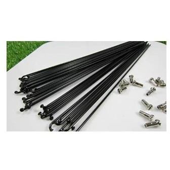 Bike Spokes 26" Any Bicycle Stainless Steel Bicycle Spokes With Nipples 36 pcs Black - সাইকেল 4