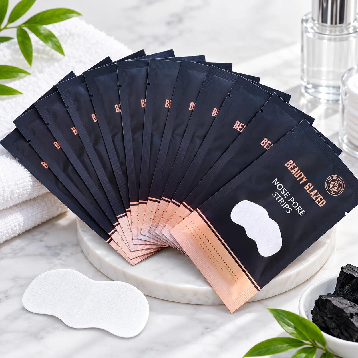 Beauty Glazed Nose Pore Strips blackhead remover-5pcs thumbnail 3