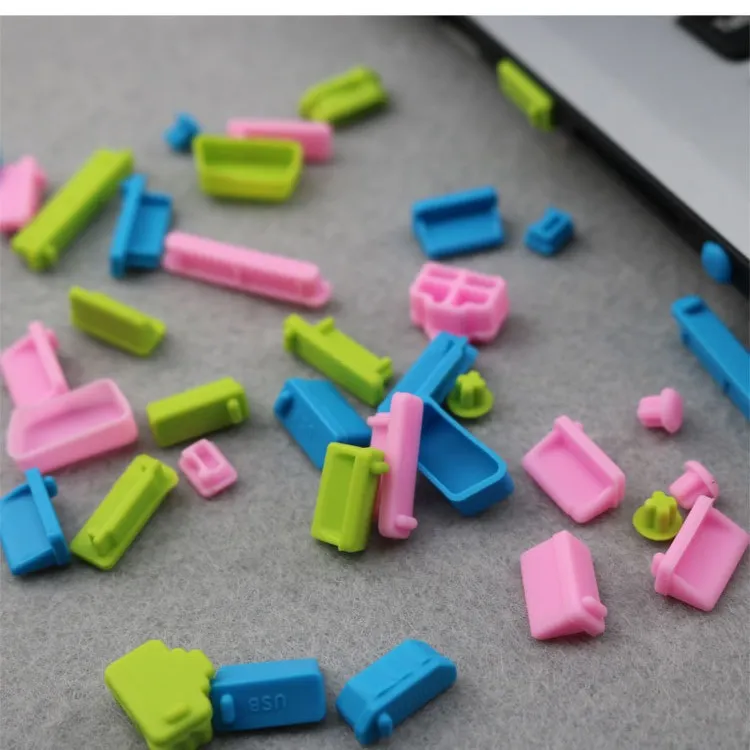 Dust Plug - 16Pcs/Set Anti Dust Plug For Laptop Silicone Cover Stopper Laptop dust plug laptop dustproof usb dust plug Computer Accessories 4