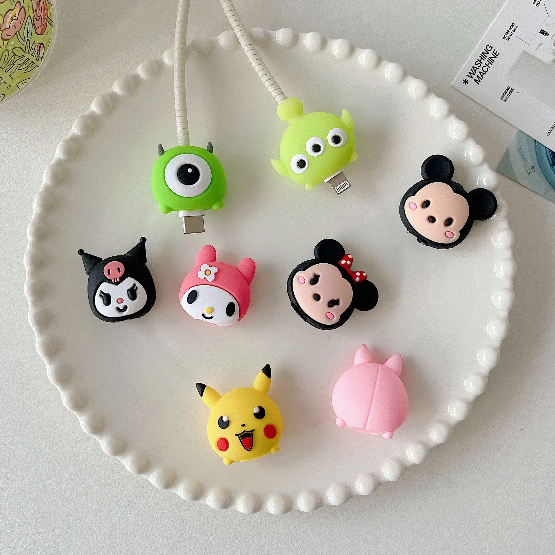 3D Cute Cartoon Designs Protective Case-2Pcs thumbnail 4