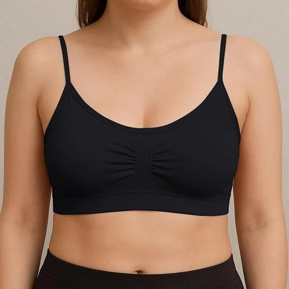 Sana Women's Seamless Padded Wirefree Comfort Bra 5