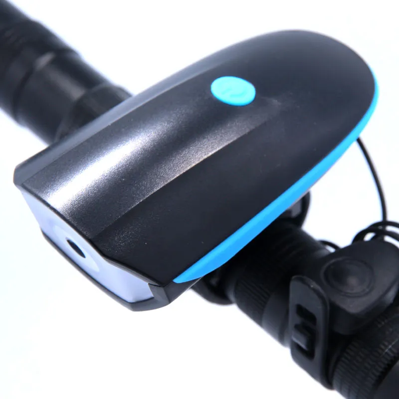Bicycle Horn Light Recharging Waterproofed horn Light 1200 mAh battery Bike cycle accessories thumbnail 1