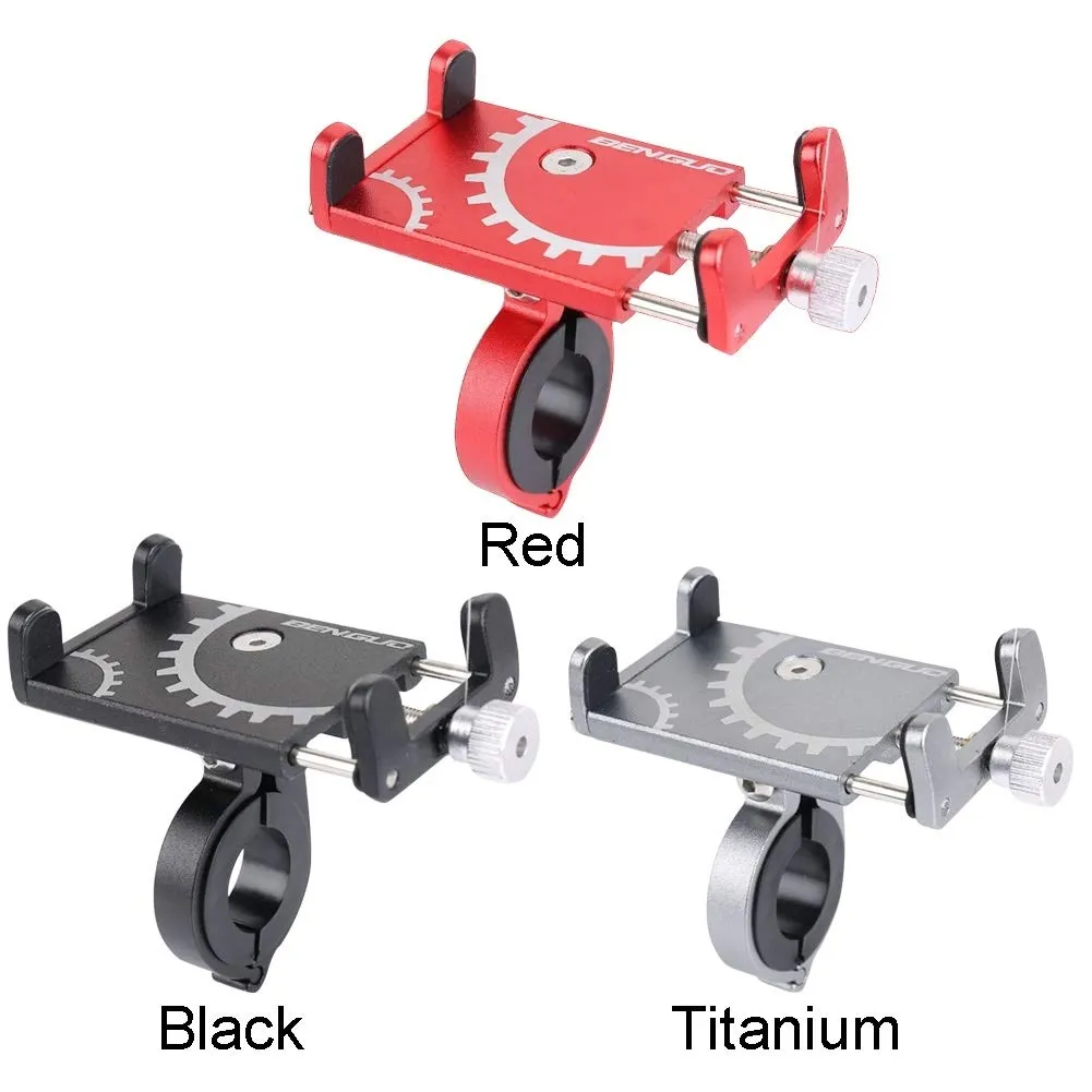 Bicycle Mobile Phone Holder Phone Navigation Fixed Bracket Moto Handlebar Aluminum Alloy Motorcycle Accessories Bicycle Accessories thumbnail 2