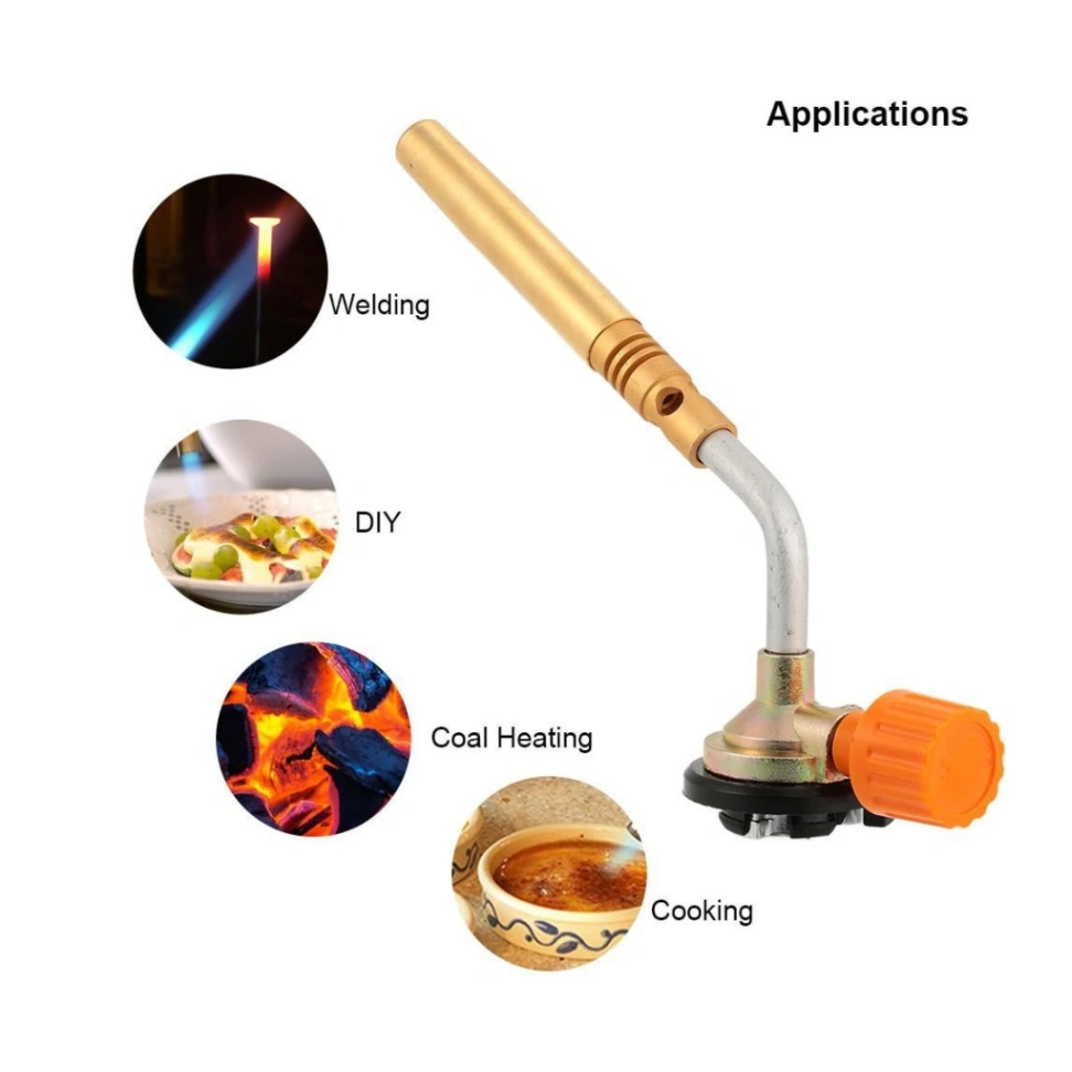 Butane Gas Flame Gun Burner For BBQ, Welding, Kitchen, Baking thumbnail 4