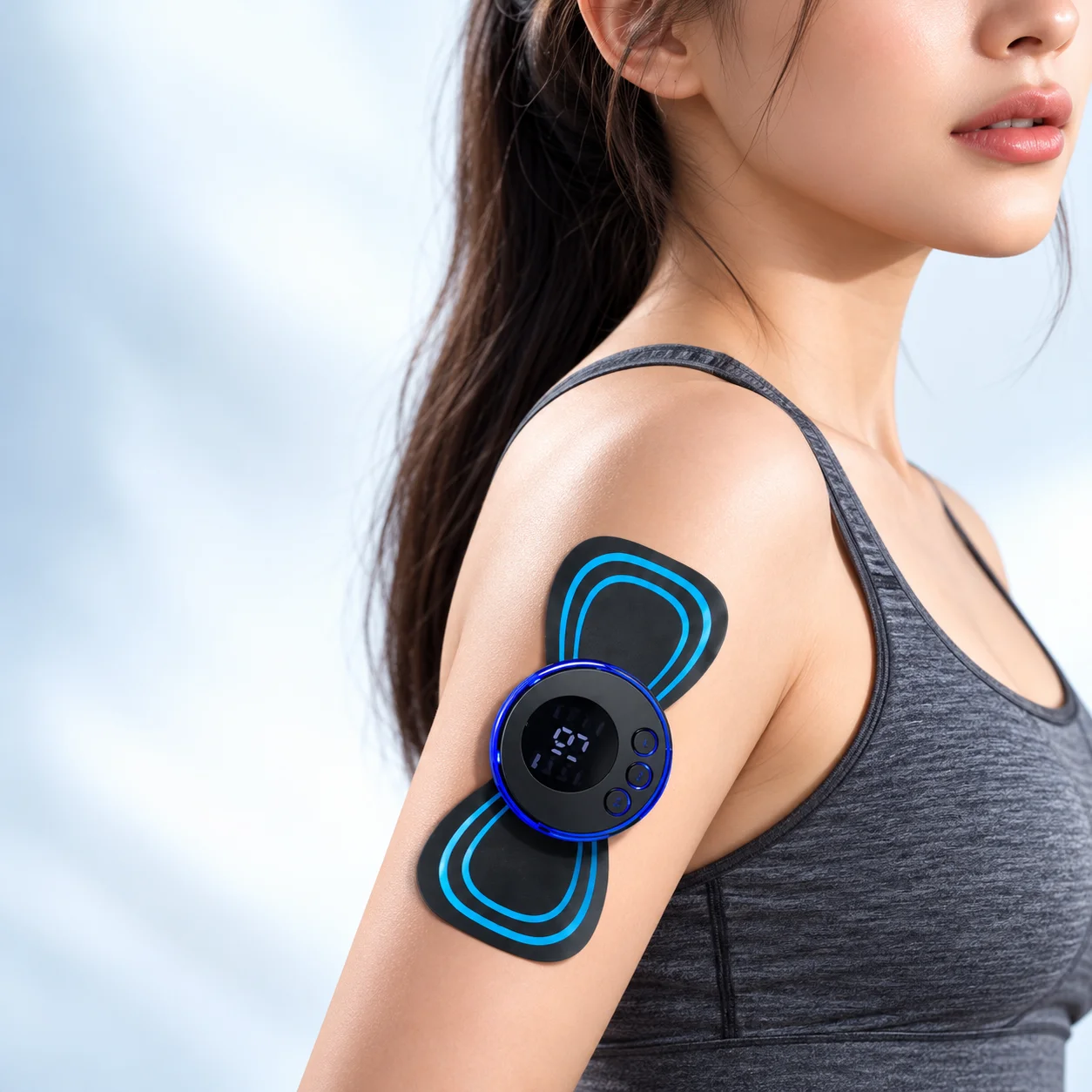 EMS Mini Portable Electric Neck, Back & Body Pain Relief Massager 1 PCS thumbnail 3