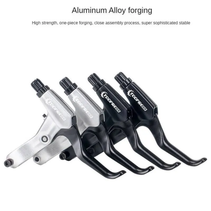 1Pairs Bicycle Brake Handle Aluminum Alloy Fit 22 2mm Handlebars Cycling Brake Levers V Brake thumbnail 1