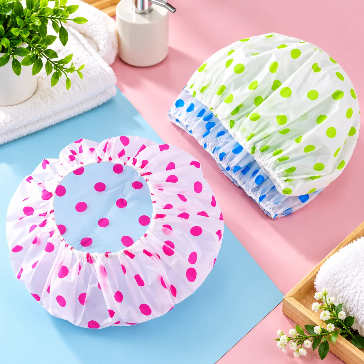 Shower Cap, Cooking Head Cover, Kitchen Head Cap, Chef Head Cover 3
