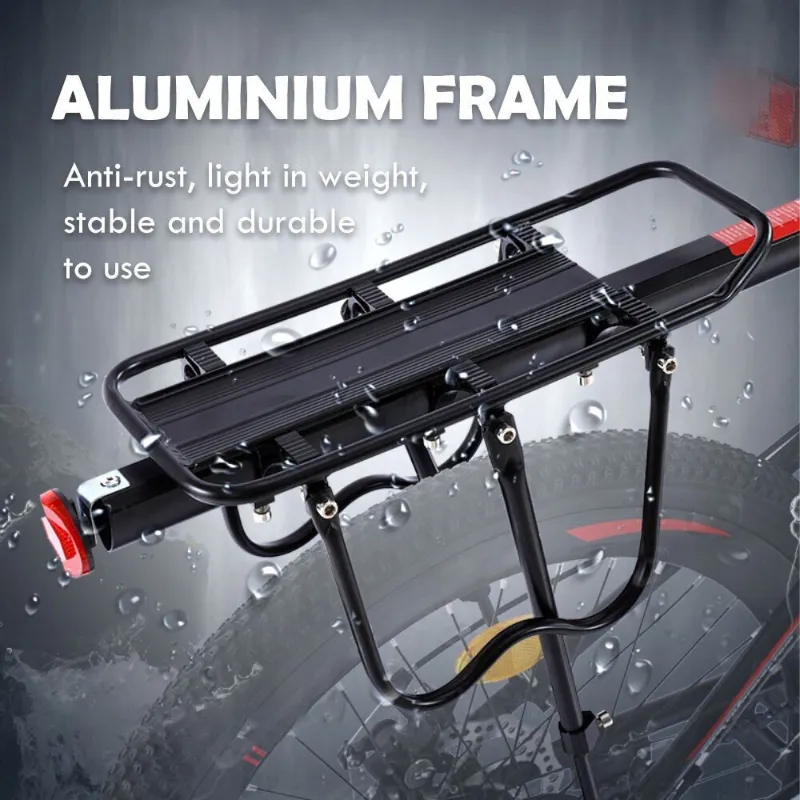 Adjustable Bicycle Rear Carrier for MTB Bike Seat Back Seat thumbnail 1