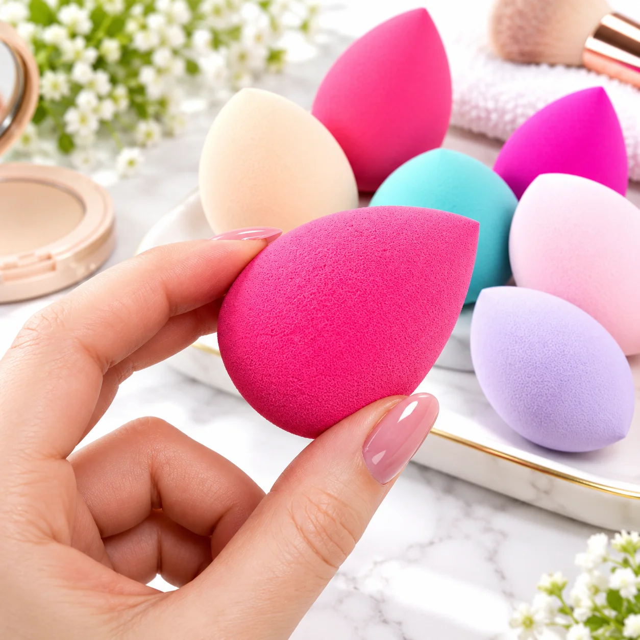 Makeup Blender Sponge Puff-1pcs thumbnail 2