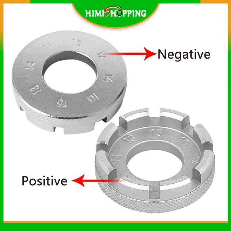 Bicycle Spoke Wrench Tool 8 Way Spoke Nipple Key Bike Wheel Rim Spanner Wrench kit READY STOCK thumbnail 2
