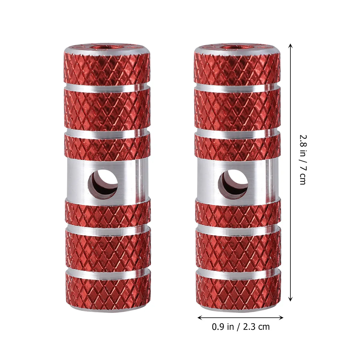 One Pair Aluminum Alloy Bike Cylinder Seat Axle Stunt Pegs for Mountain Bike 2pc peg stunt stunt pedal 2