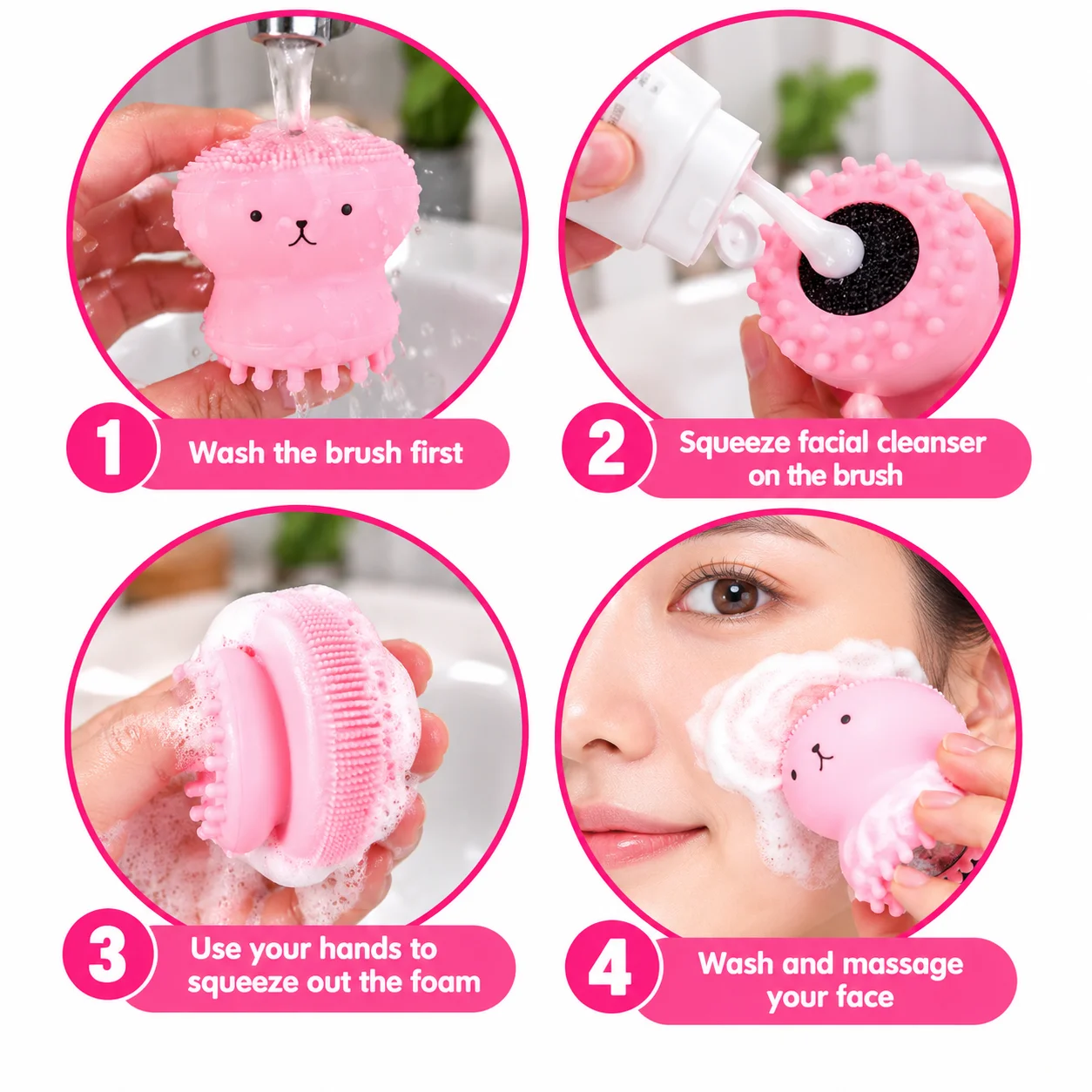 Octopus face cleanser thumbnail 4