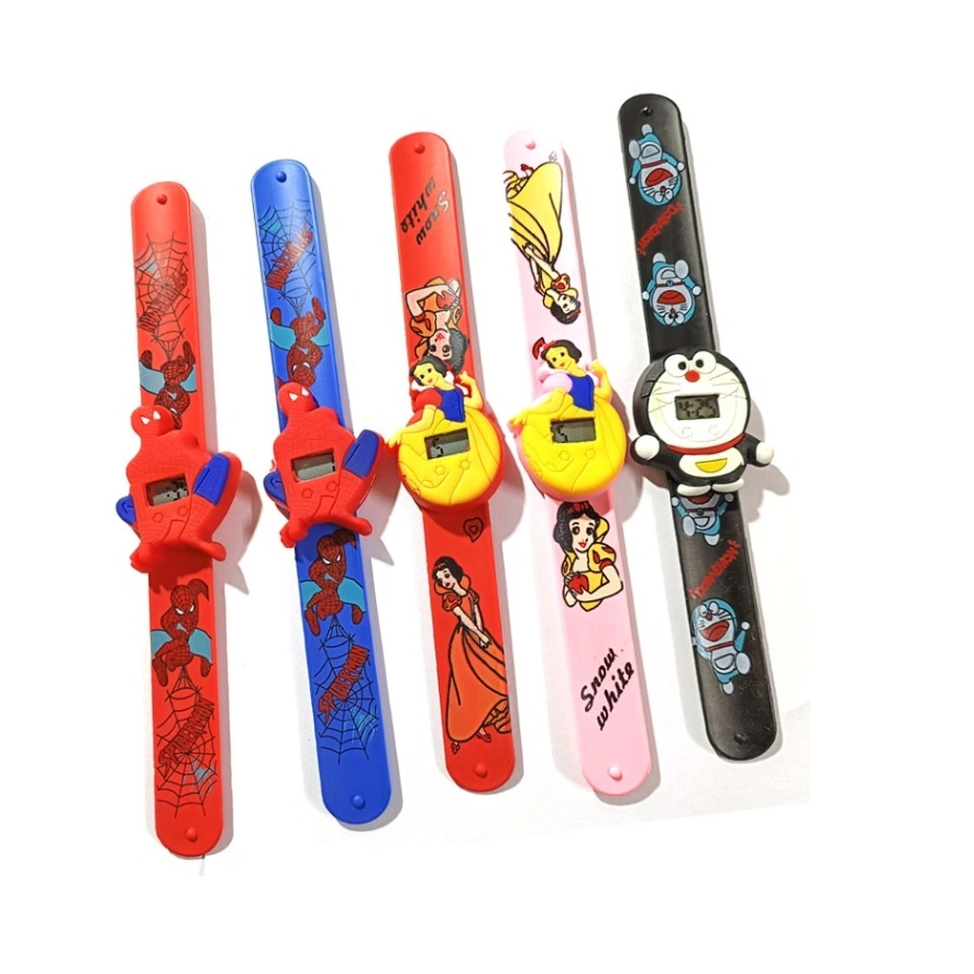 1Pcs Digital Scale Strip Watch For Kids- Boys & Girls, Silicone Slap Band Digital Watch for Kids thumbnail 3
