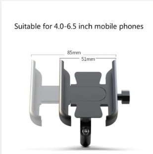 Universal Metal Bike Phone Rack Aluminum Alloy Bicycle Mobile Phone Holder Motorcycle Bike Handlebar Looking Glass Mount thumbnail 2