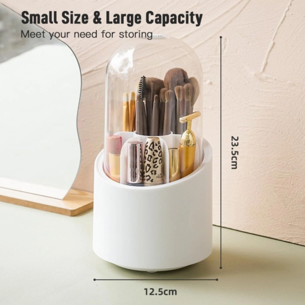 360° Rotating Makeup Brush Holder thumbnail 5