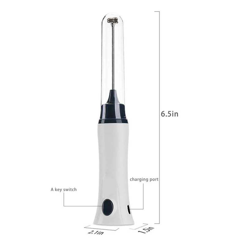 Hand Liquid Mixer foamer and Coffee Maker Juice Maker Rechargeable thumbnail 4