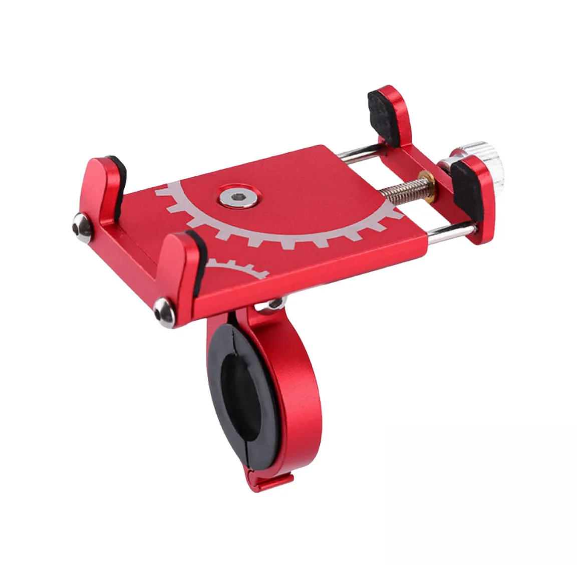 Motorcycle Raider Mobile Phone Holder Aluminum Alloy Bike Mobile Phone Holder Adjustable Bike Accessories thumbnail 1
