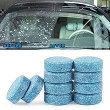 10 PCS Car Windshield Glass Washer Cleaner Compact Effervescent Tablets Detergent Car Beauty Tool Car Accessaries thumbnail 1