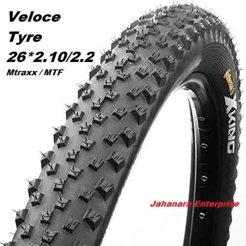 Bicycle Tire 26 2 2 Any 26 Veloce Brand MTF Tyre Mountain Bike Bicycle Accessories 1 pc thumbnail 1