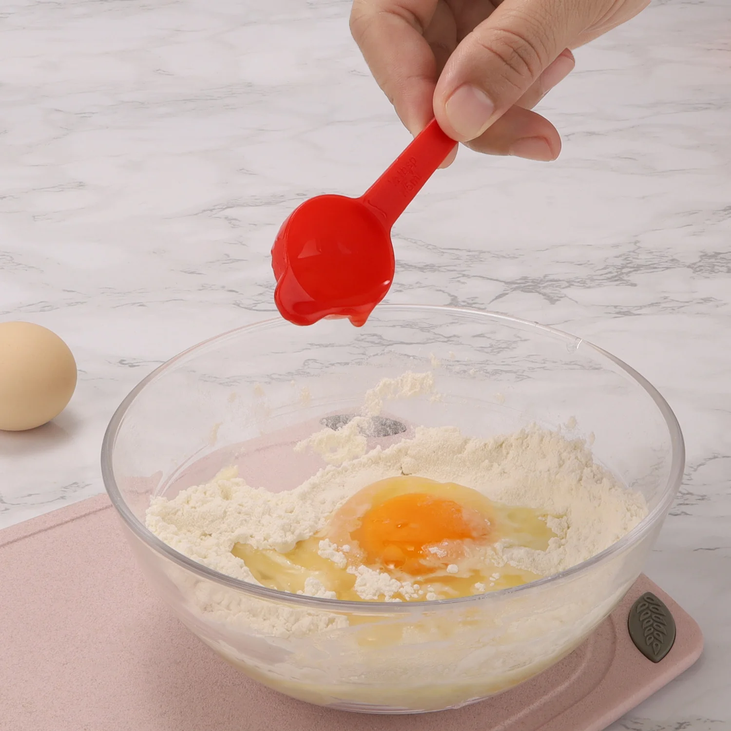 6 Pcs Measuring Cup Set, 6 piece measuring spoon set thumbnail 4