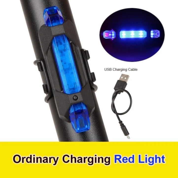 USB Rechargeable Bike Tail Light Ultra Bright Waterproof LED Rear Lamp for Night Cycling,MTB,Road,Commuter Safety thumbnail 4