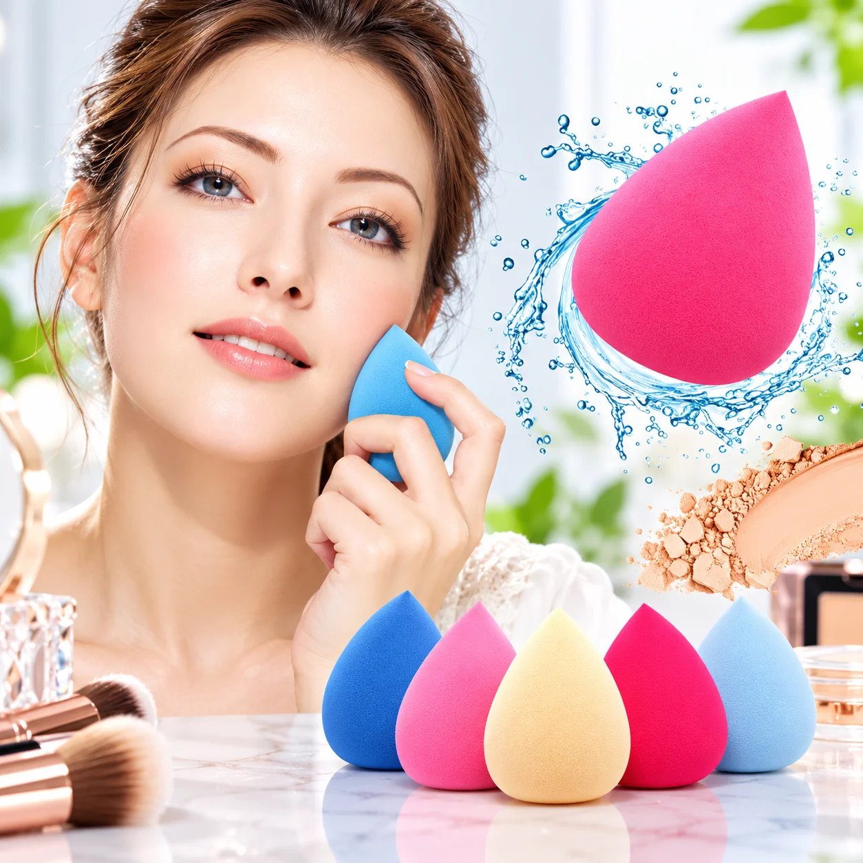 Makeup Blender Sponge Puff-1pcs thumbnail 5