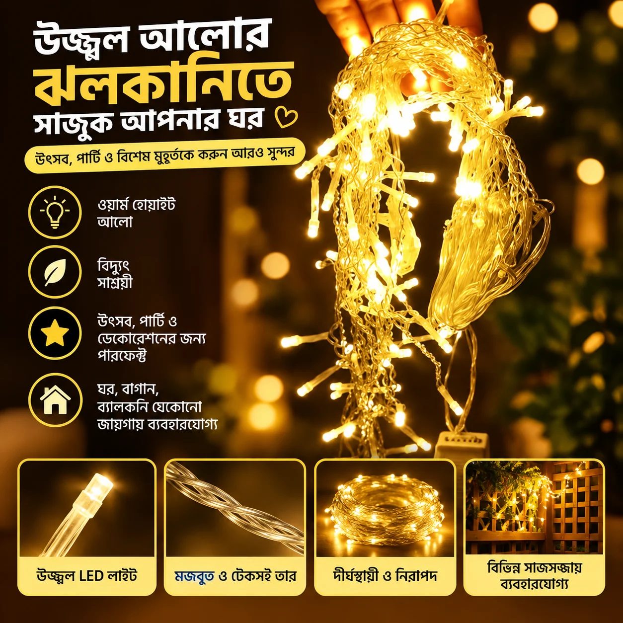 Fairy Decorative Light 80 Led 2